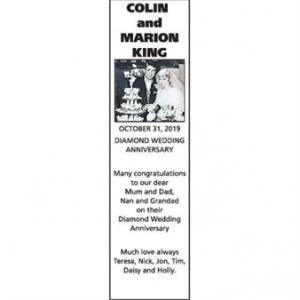 COLIN AND MARION KING