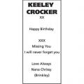 KEELEY CROCKER