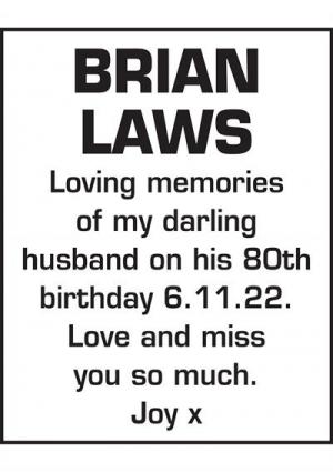 BRIAN LAWS